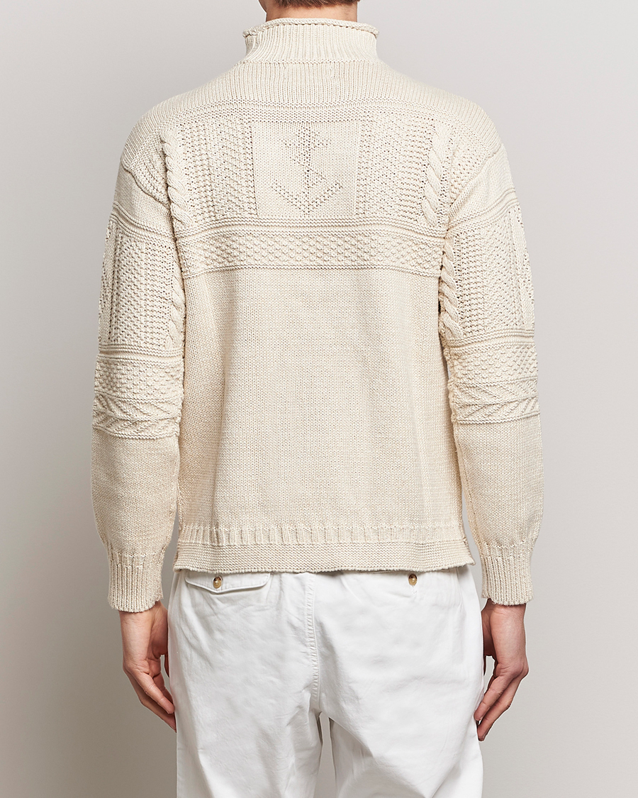 Herre | Trøjer | Polo Ralph Lauren | Knitted Fishermen Sweater Cream