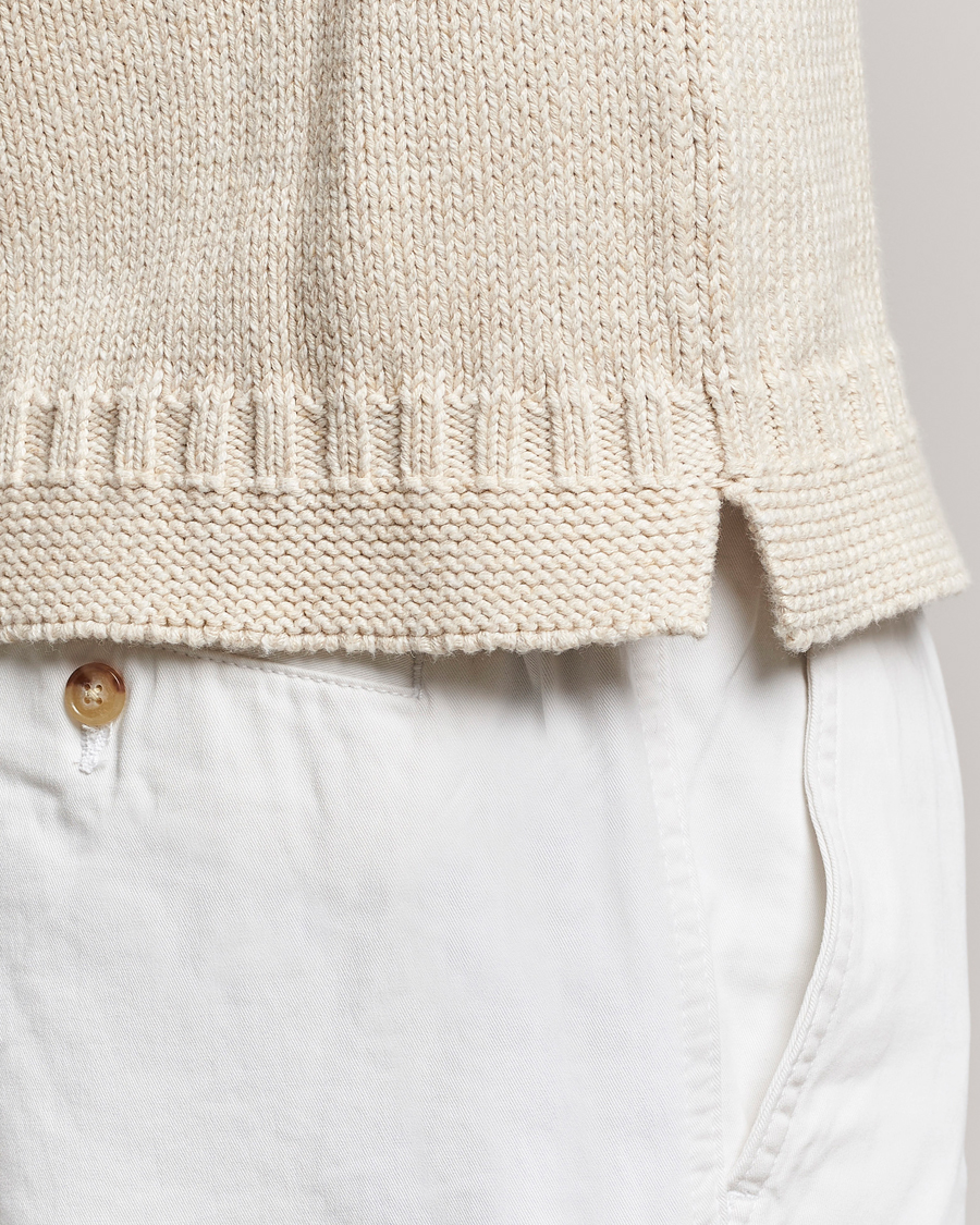 Herre | Trøjer | Polo Ralph Lauren | Knitted Fishermen Sweater Cream