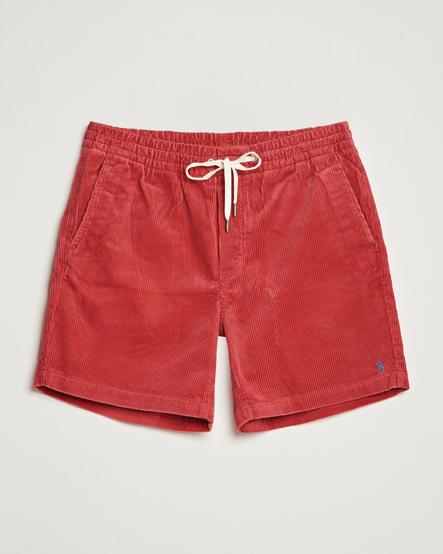 Herre | Shorts | Polo Ralph Lauren | Prepster Corduroy Drawstring Shorts Chili Pepper
