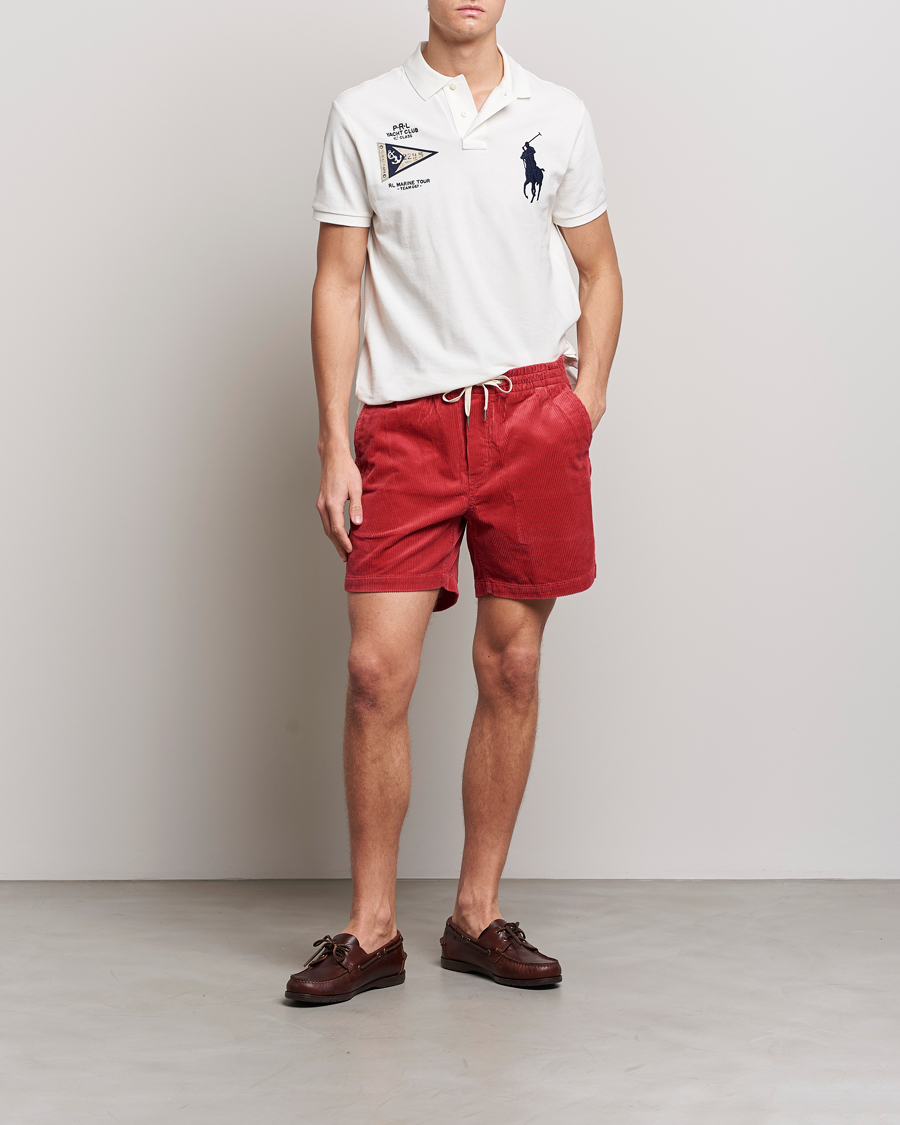 Herre | Shorts | Polo Ralph Lauren | Prepster Corduroy Drawstring Shorts Chili Pepper