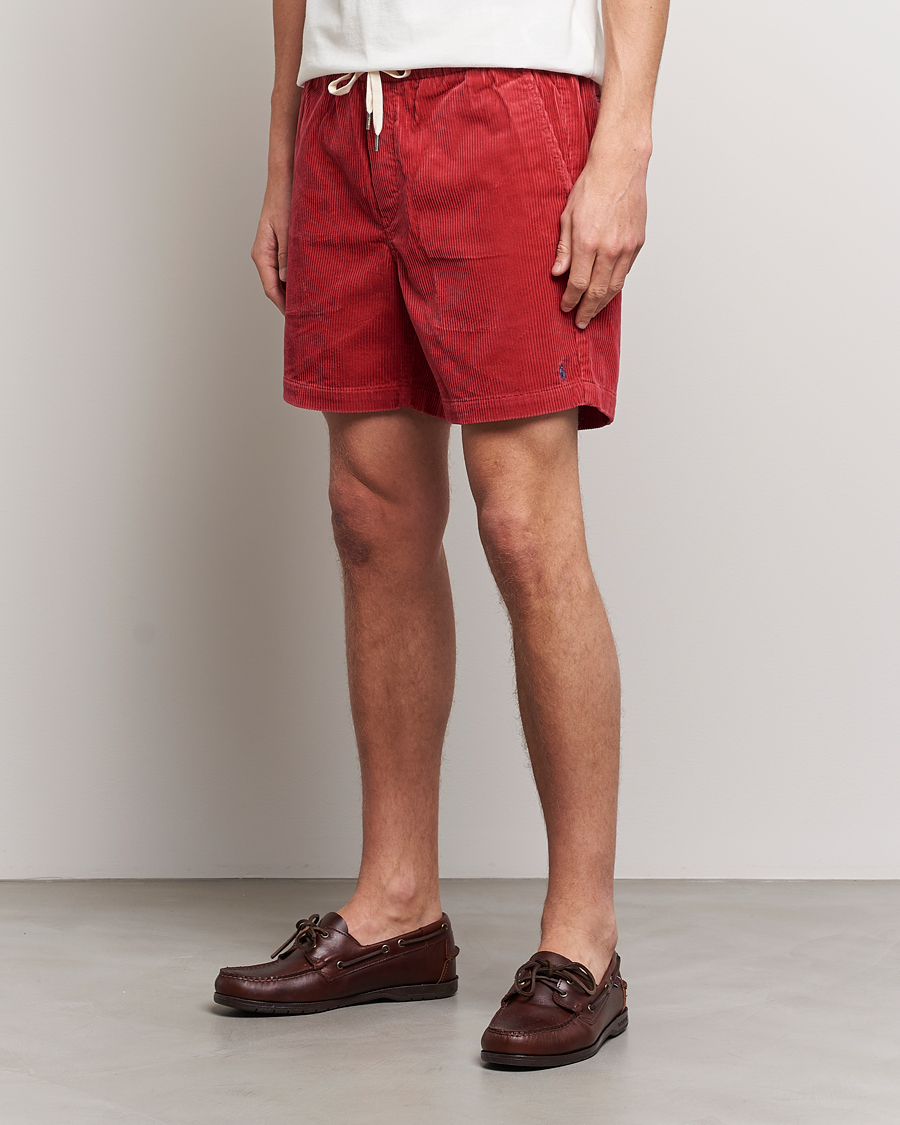 Herre | Drawstringshorts | Polo Ralph Lauren | Prepster Corduroy Drawstring Shorts Chili Pepper