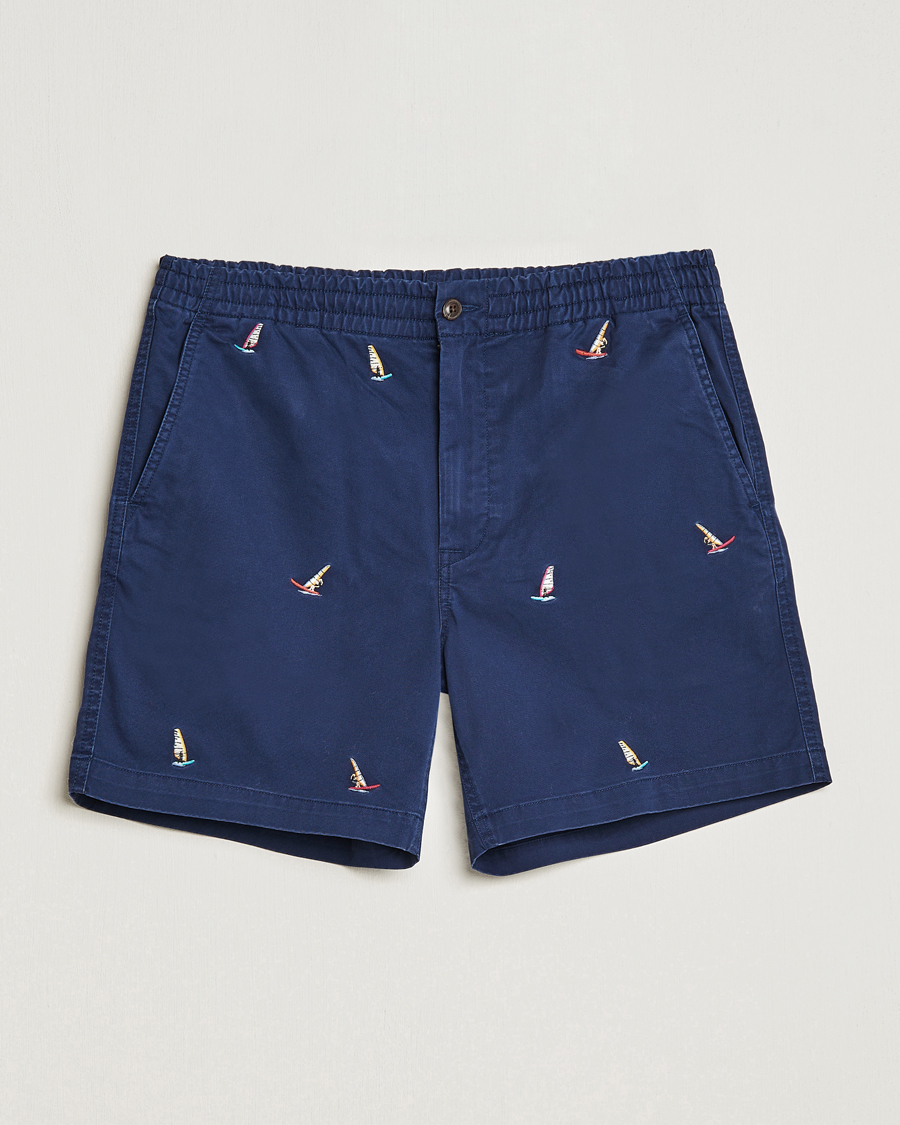 Herre | Shorts | Polo Ralph Lauren | Prepster Printed Twill Drawstring Shorts Navy