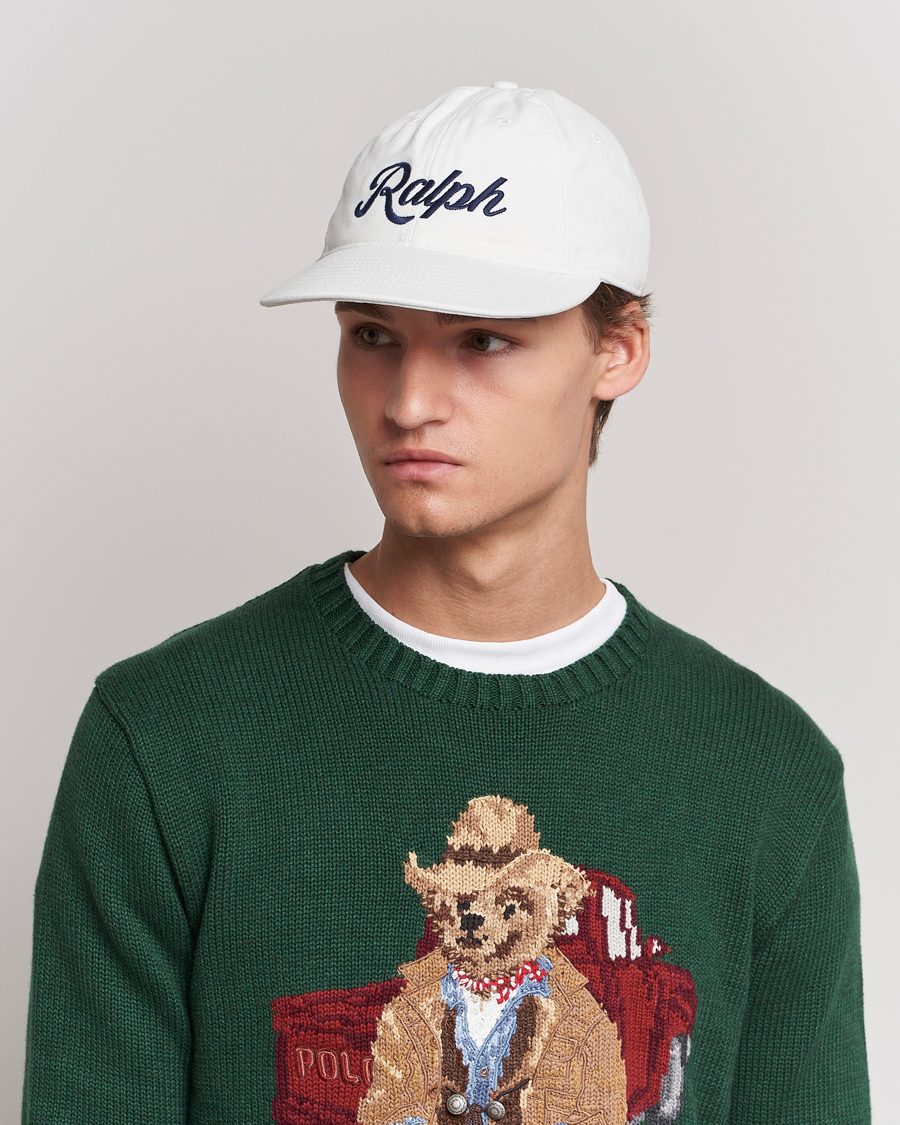 Herre | Hatte & kasketter | Polo Ralph Lauren | Ralph Cotton Twill Retro Cap Deckwash White