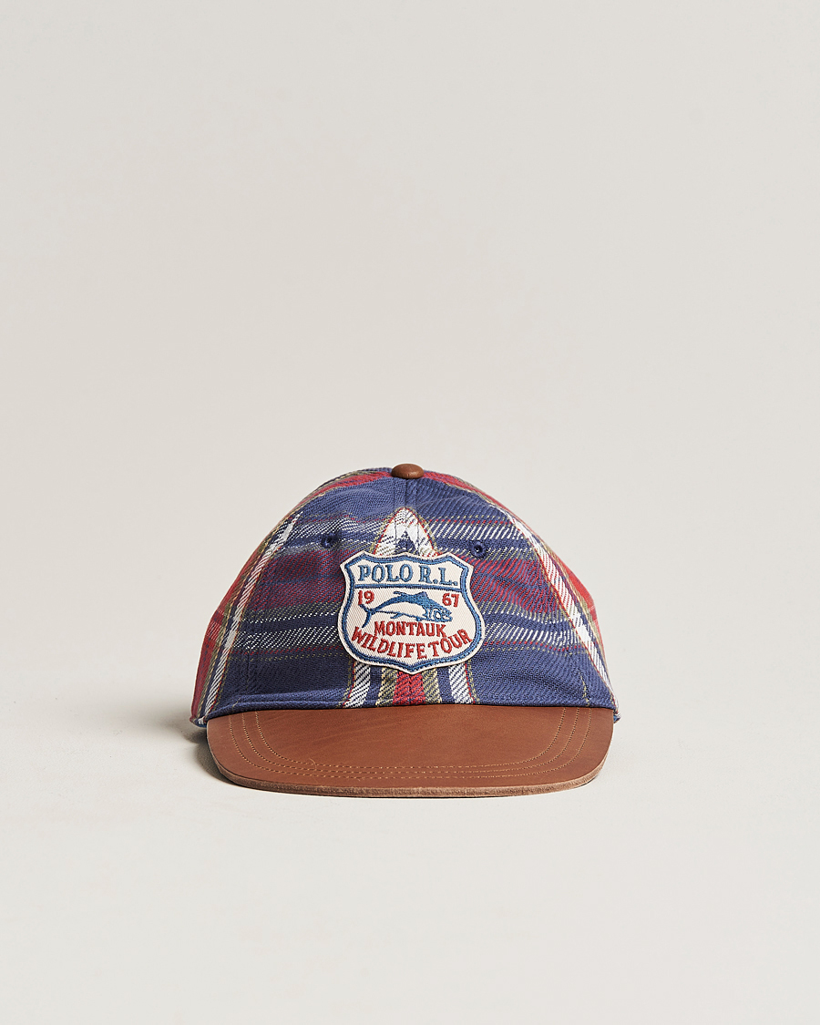 Herre | Polo Ralph Lauren 6 Panel Flannel Cap Multi | Polo Ralph Lauren | 6 Panel Flannel Cap Multi