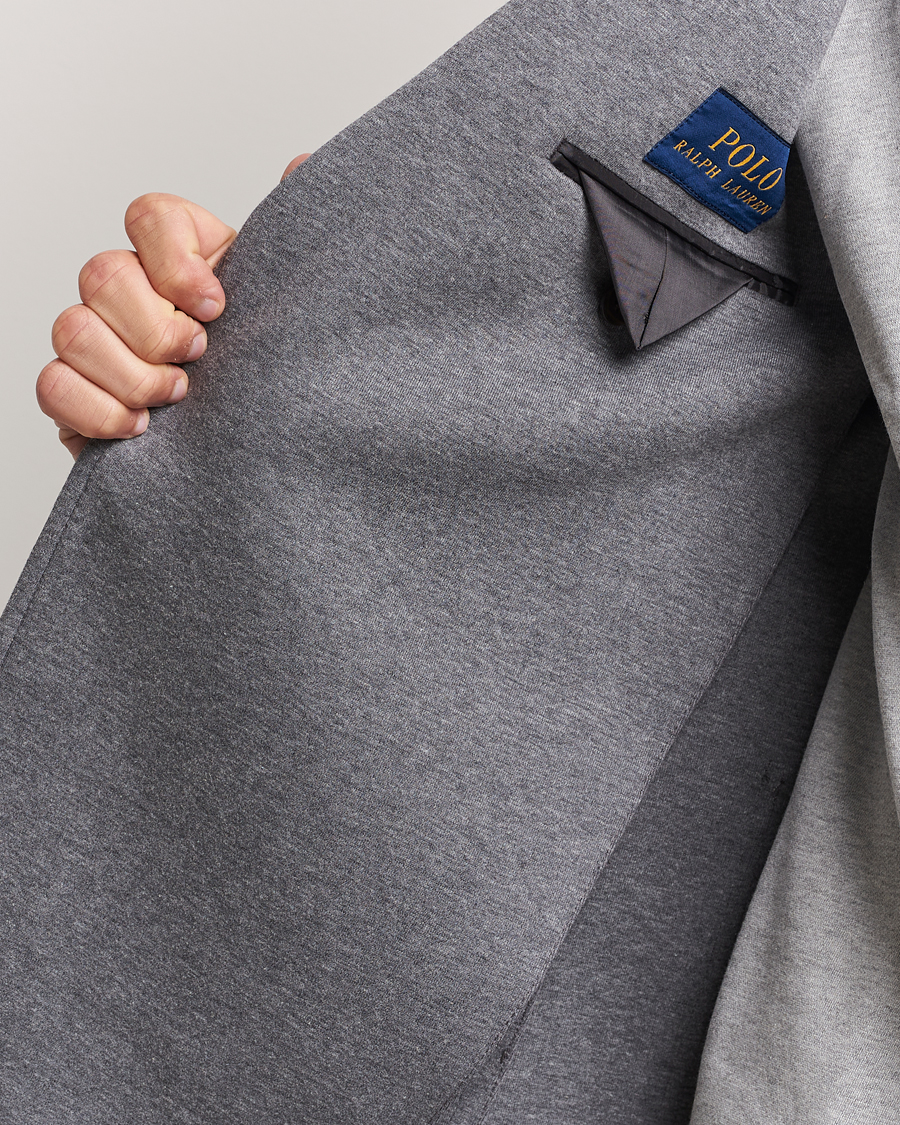 Herre | Blazere & jakker | Polo Ralph Lauren | Double Knit Jersey Blazer Medium Grey Heather