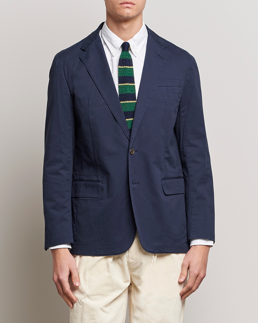 Herre | Jakkesæt | Polo Ralph Lauren | Cotton Stretch Sportcoat Nautical Ink