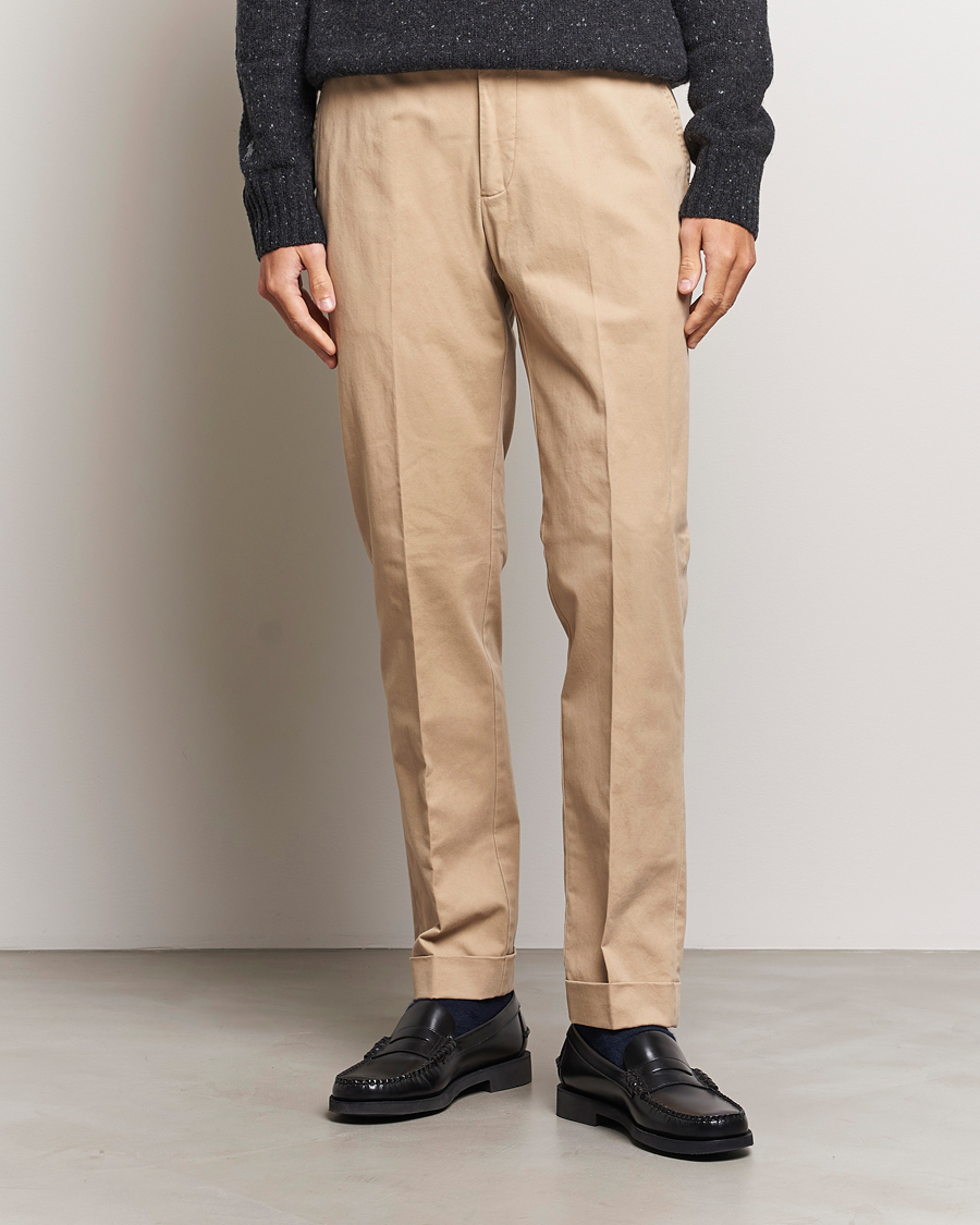 Herre | Bukser | Polo Ralph Lauren | Cotton Stretch Trousers Monument Tan