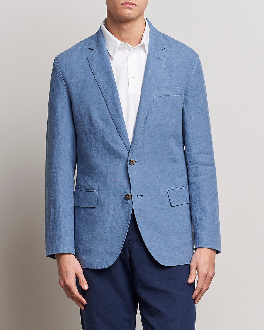 Herre | Hørblazer | Polo Ralph Lauren | Linen Sportcoat Carson Blue