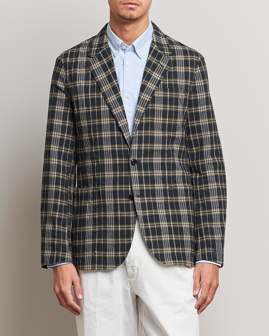 Herre | Blazere & jakker | Polo Ralph Lauren | Cotton Madras Checked Blazer Navy/Olive/Burgundy