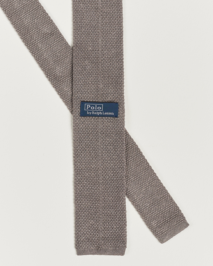 Herre | Nye produktbilleder | Polo Ralph Lauren | Linen Knitted Tie Grey