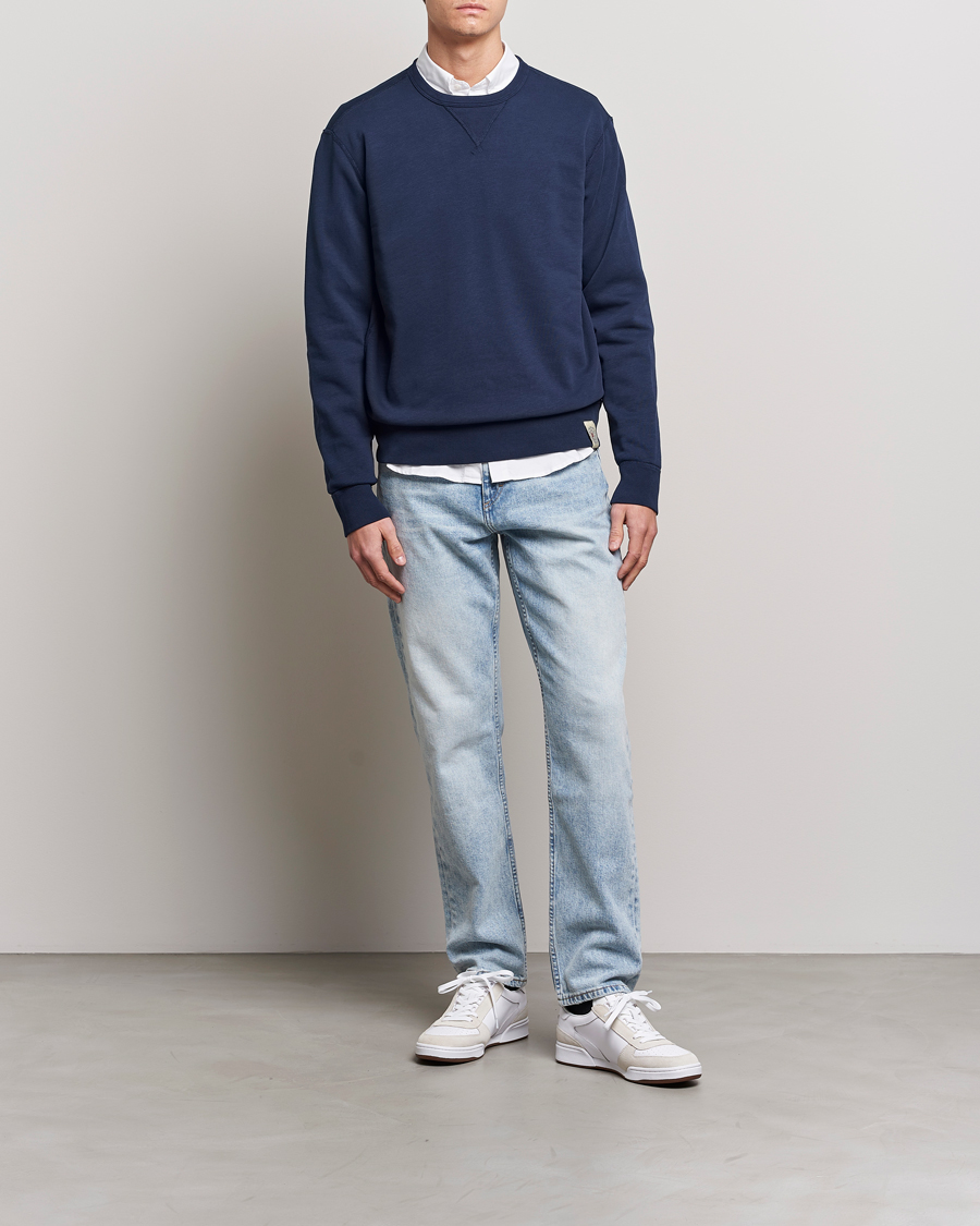 Herre | Trøjer | Polo Ralph Lauren | Vintage Fleece Crew Neck Sweatshirt Cruise Navy