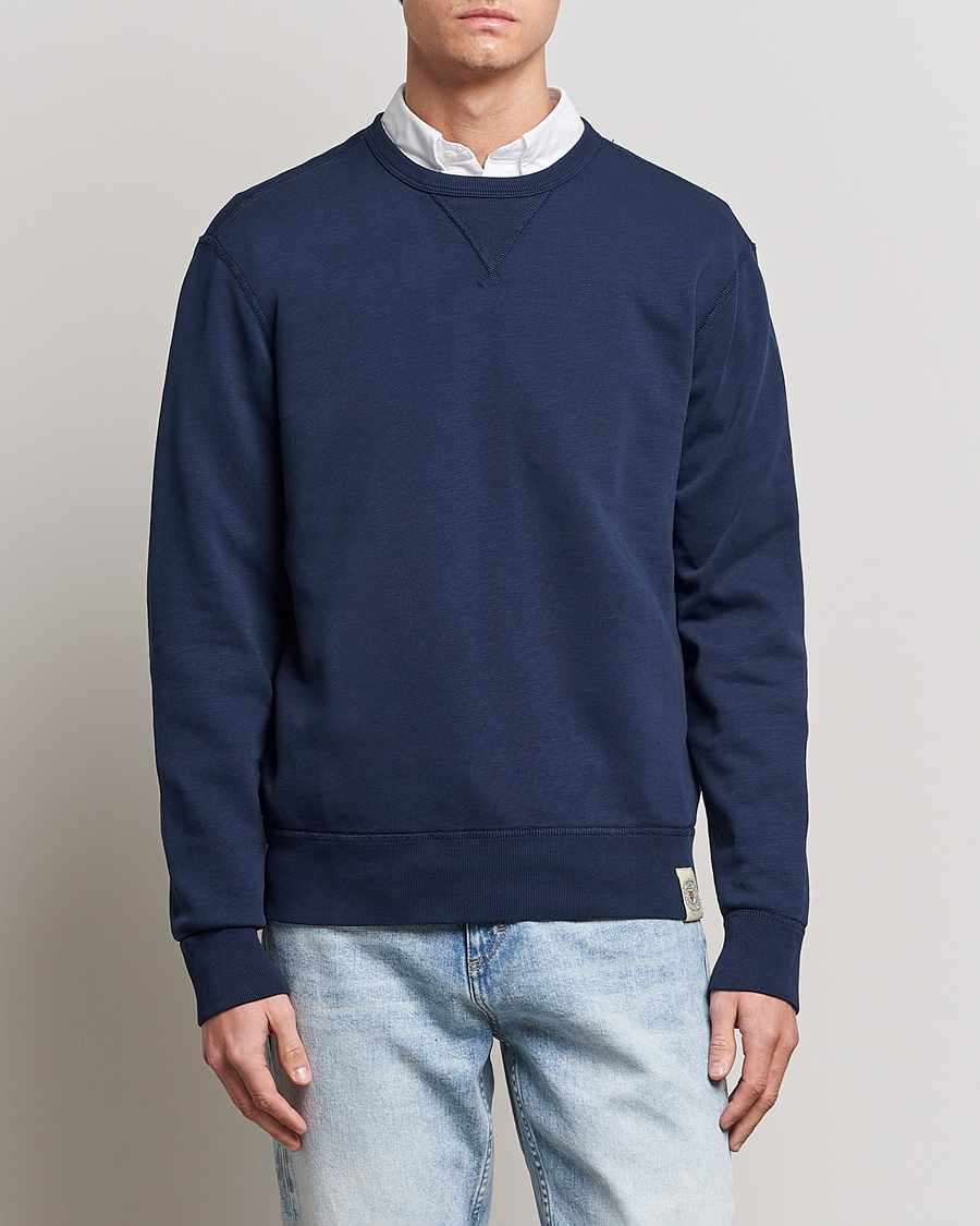 Herre | Trøjer | Polo Ralph Lauren | Vintage Fleece Crew Neck Sweatshirt Cruise Navy