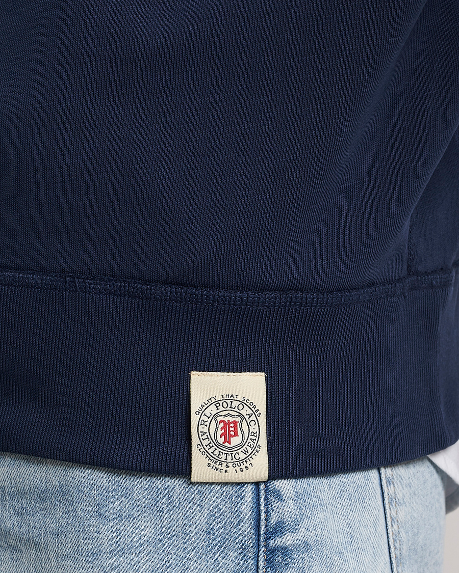 Herre | Trøjer | Polo Ralph Lauren | Vintage Fleece Crew Neck Sweatshirt Cruise Navy