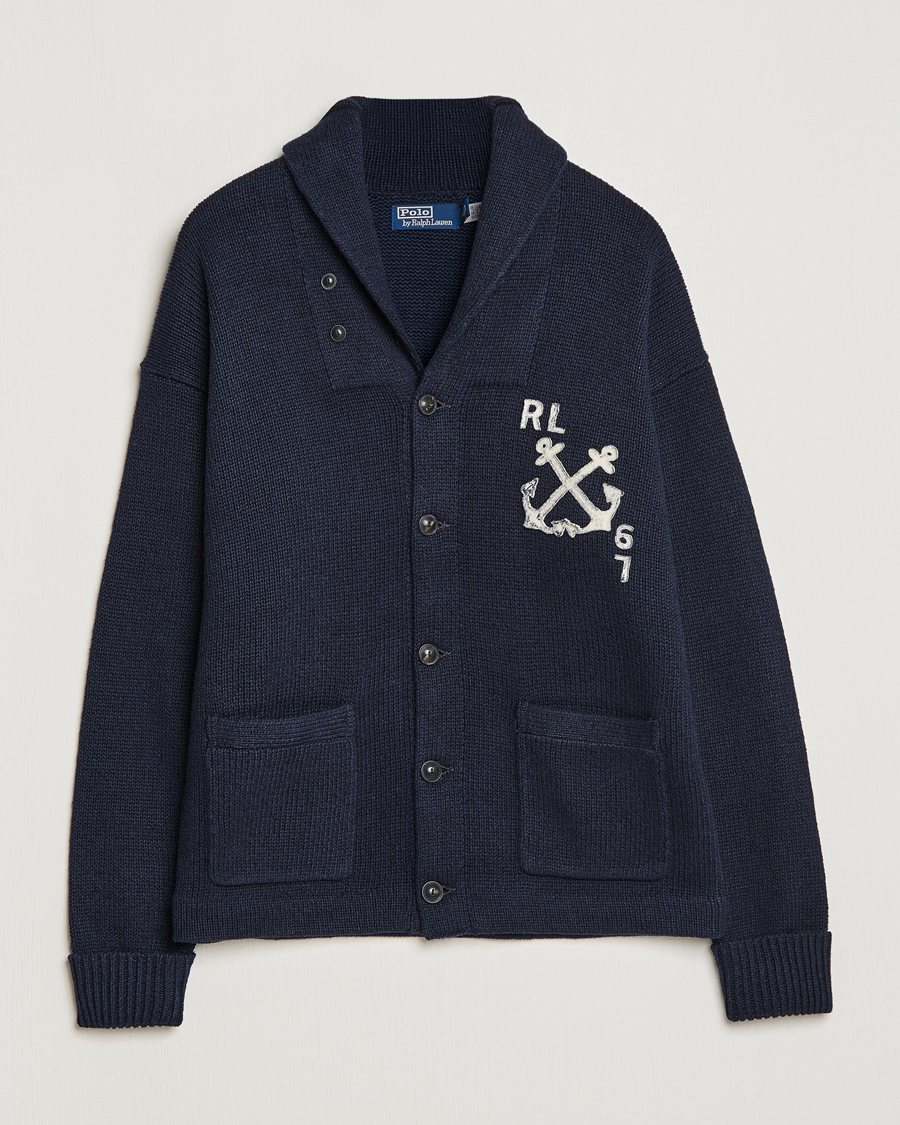 Herre | Trøjer | Polo Ralph Lauren | RL Knitted Cardigan Navy