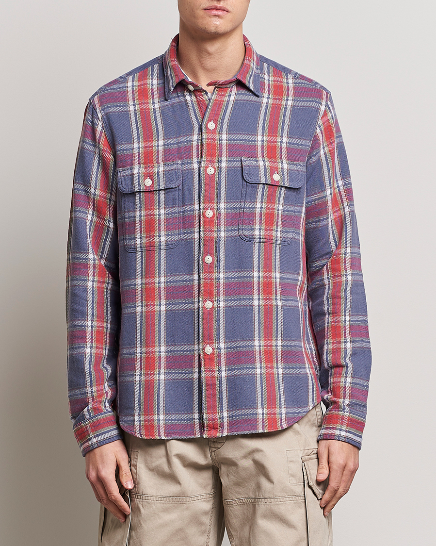 Herre | Skjorter | Polo Ralph Lauren | Classic Fit Checked Shirt Blue/Red