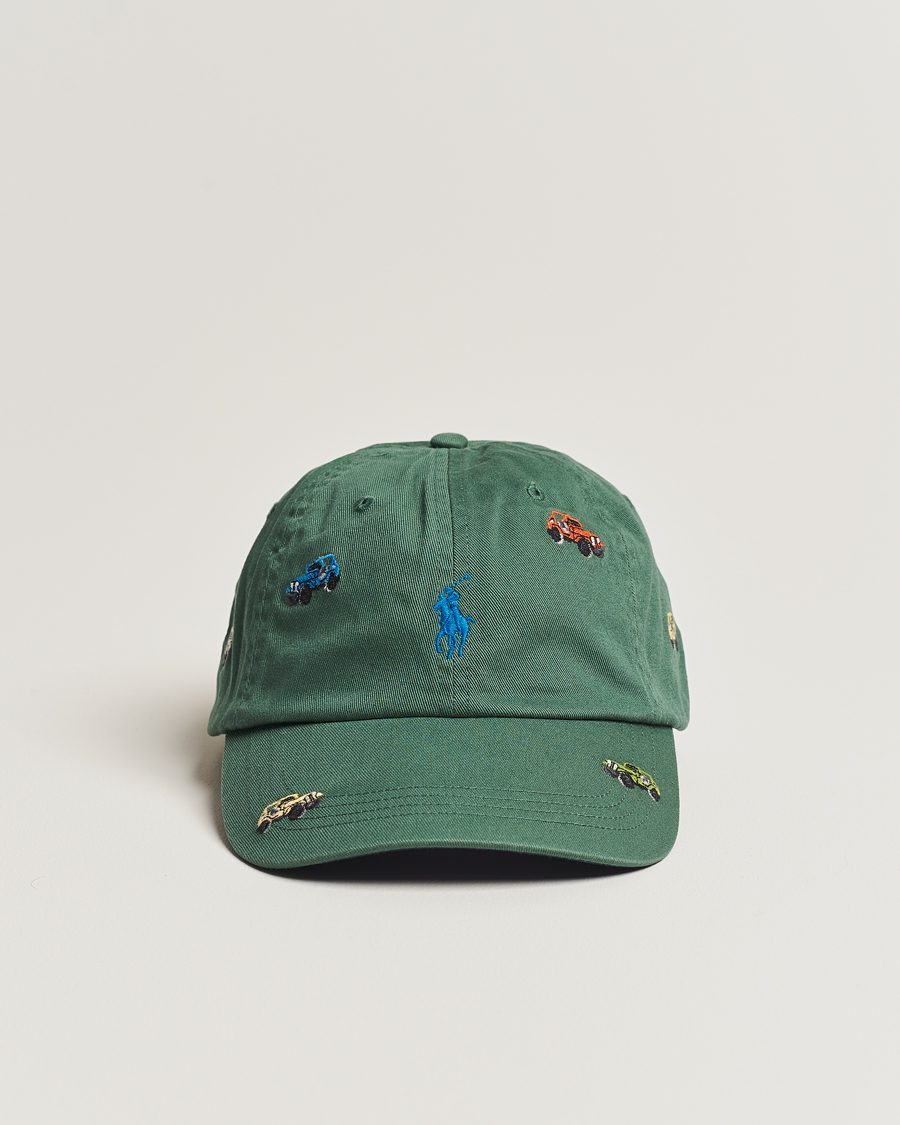Herre | Polo Ralph Lauren Twill Printed Jeeps Sports Cap Washed Forest | Polo Ralph Lauren | Twill Printed Jeeps Sports Cap Washed Forest