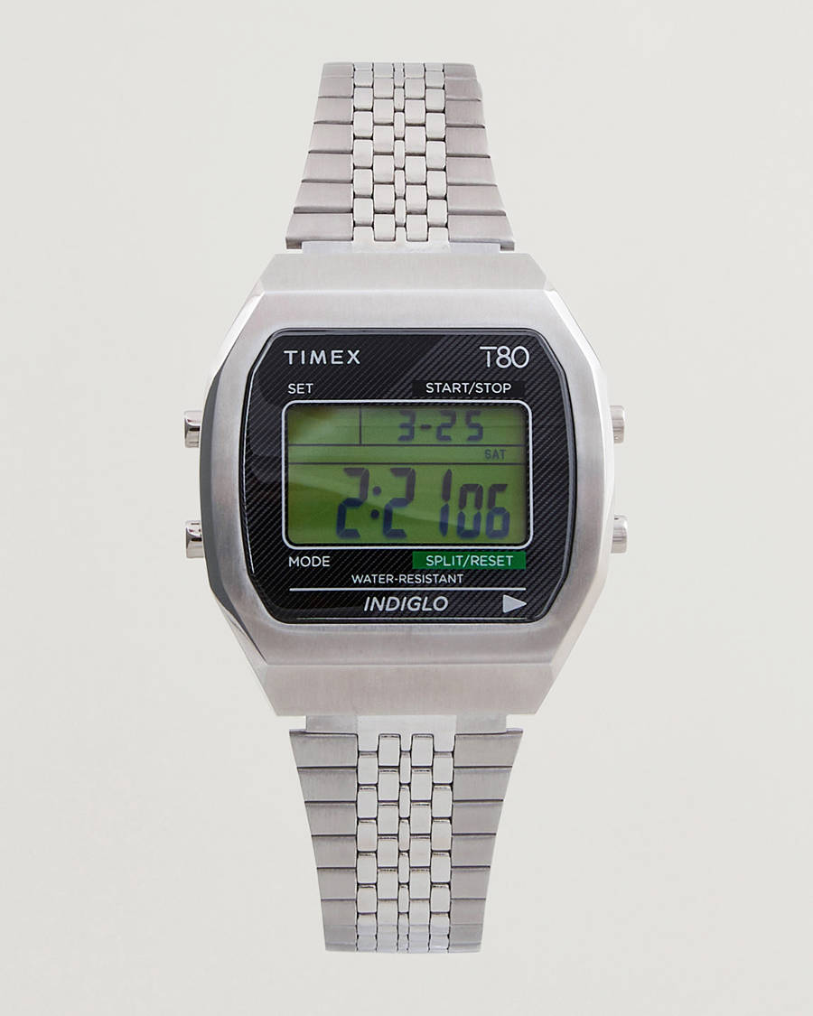 Herre | Timex T80 Stainless Steel 36mm Silver | Timex | T80 Stainless Steel 36mm Silver