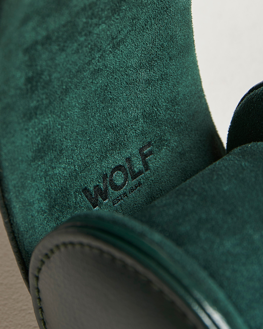 Herre | Ure- & smykkeæsker | WOLF | Single Watch Roll British Racing Green
