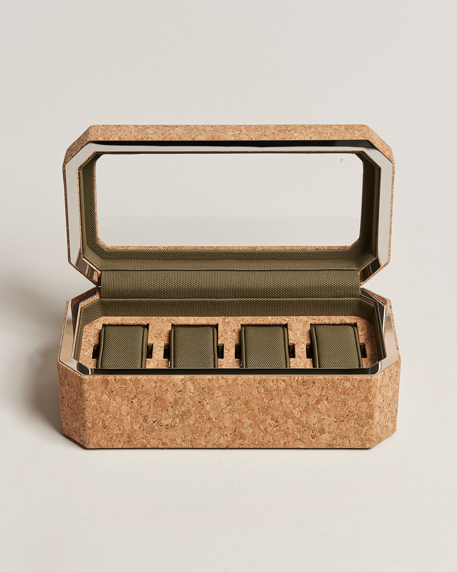 Herre | Ure- & smykkeæsker | WOLF | Cortica 4 Piece Watch Box Cork