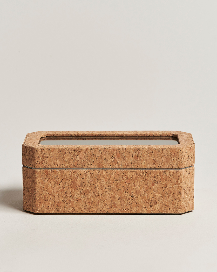 Herr | Livsstil | WOLF | Cortica 4 Piece Watch Box Cork