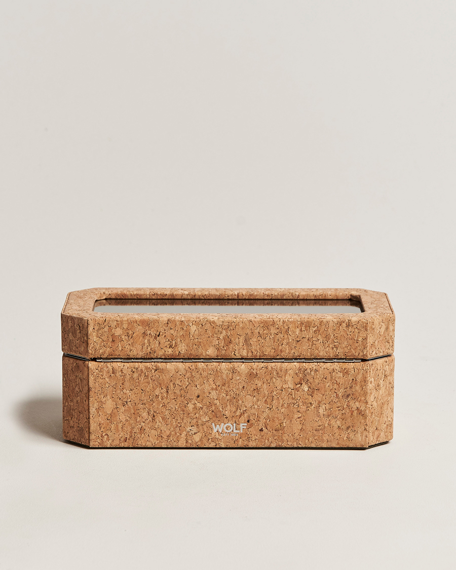Herre | Ure- & smykkeæsker | WOLF | Cortica 4 Piece Watch Box Cork