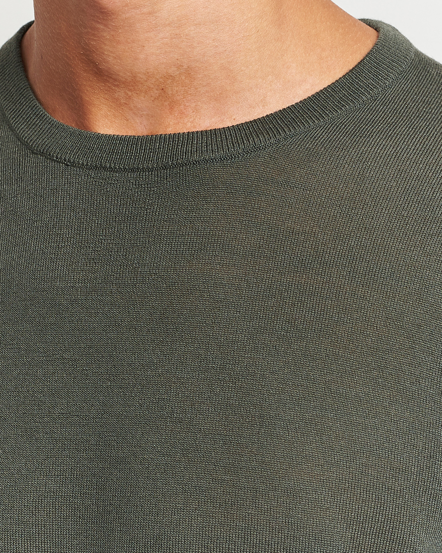 Herre | Trøjer | Tiger of Sweden | Nichols Crew Neck Pullover Forest Green
