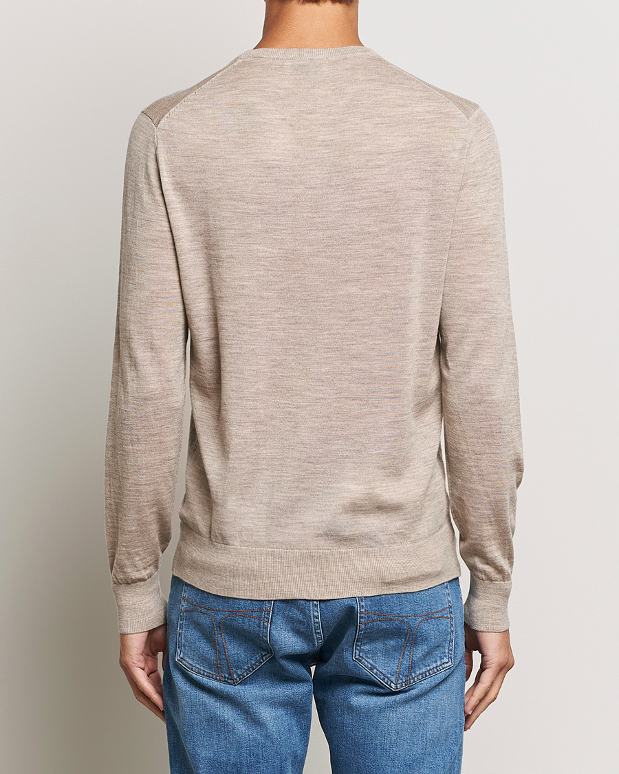 Herre | Trøjer | Tiger of Sweden | Nichols Crew Neck Pullover Beige Melange