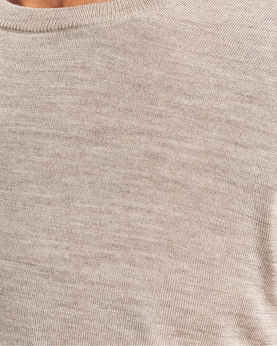 Herre | Trøjer | Tiger of Sweden | Nichols Crew Neck Pullover Beige Melange