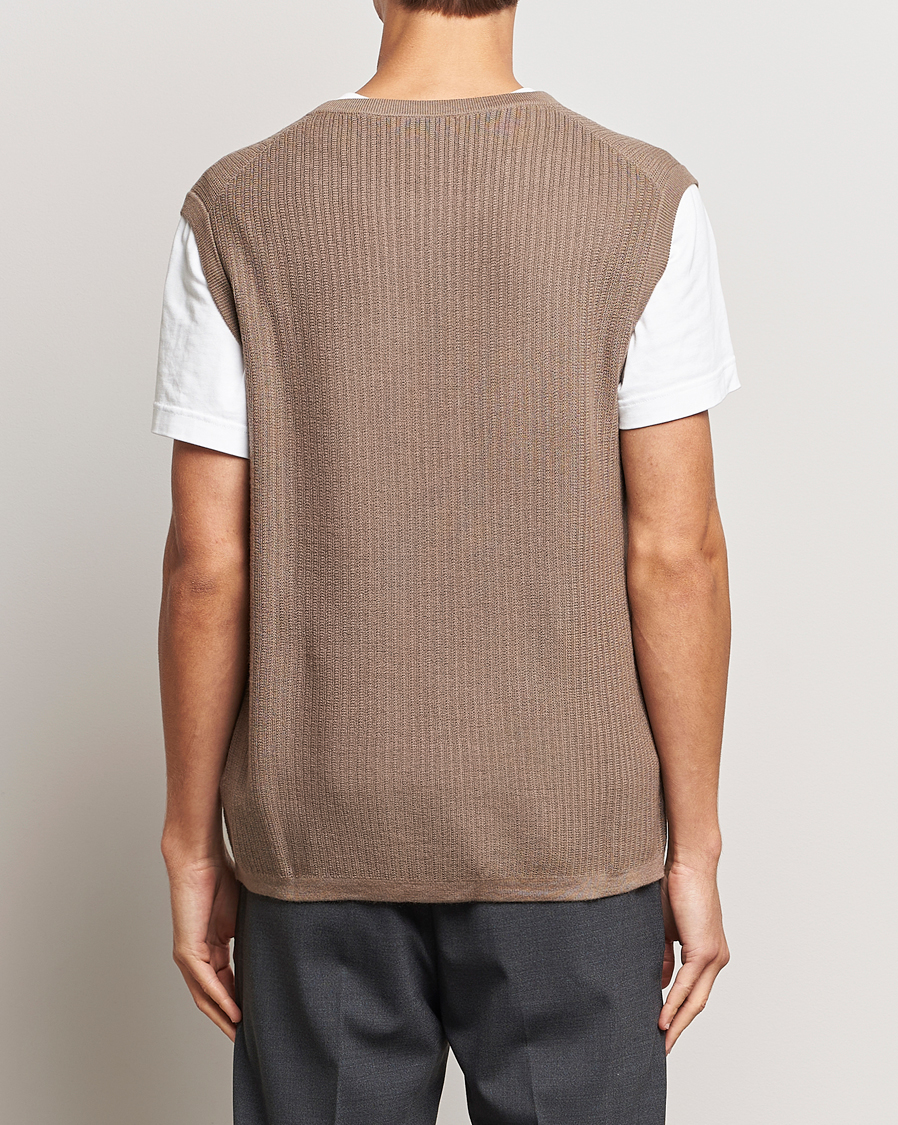 Herre | Trøjer | Tiger of Sweden | Vessler Merino Vest Olive Grey