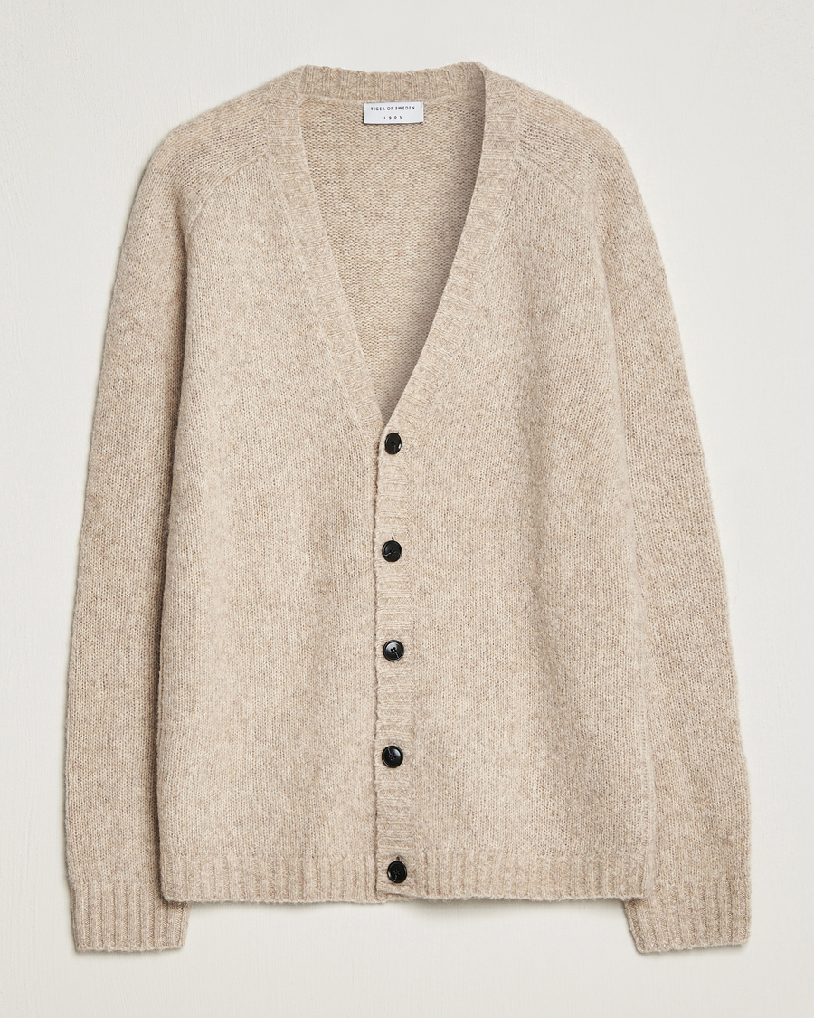 Herre | Trøjer | Tiger of Sweden | Burris Cardigan Dry Sand