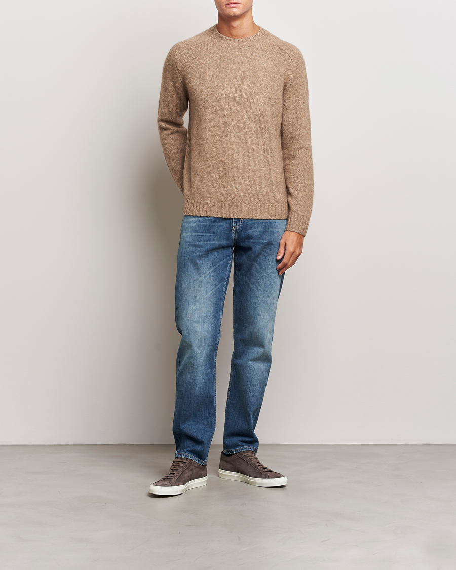 Herre | Trøjer | Tiger of Sweden | Adryan Crew Neck Pullover Olive Grey