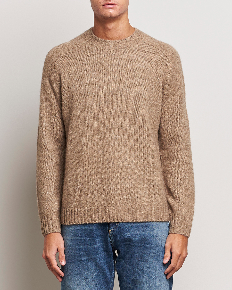 Herre | Tiger of Sweden | Tiger of Sweden | Adryan Crew Neck Pullover  Olive Grey