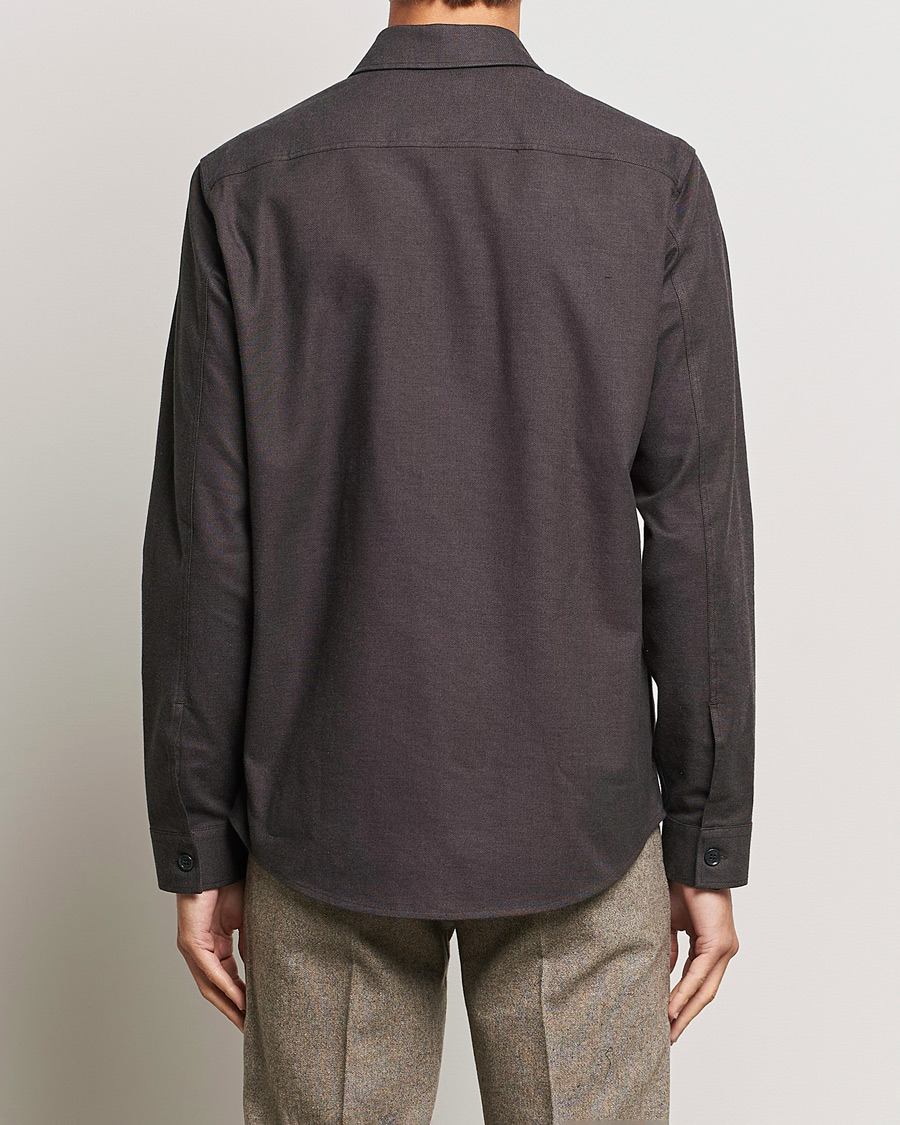 Herre | Skjorter | Tiger of Sweden | Arnou Cotton Pocket Shirt Brown