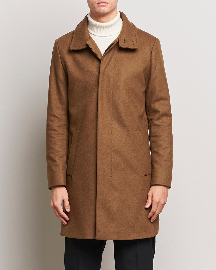 Herre | Jakker | Tiger of Sweden | Aleric Wool Coat Brown