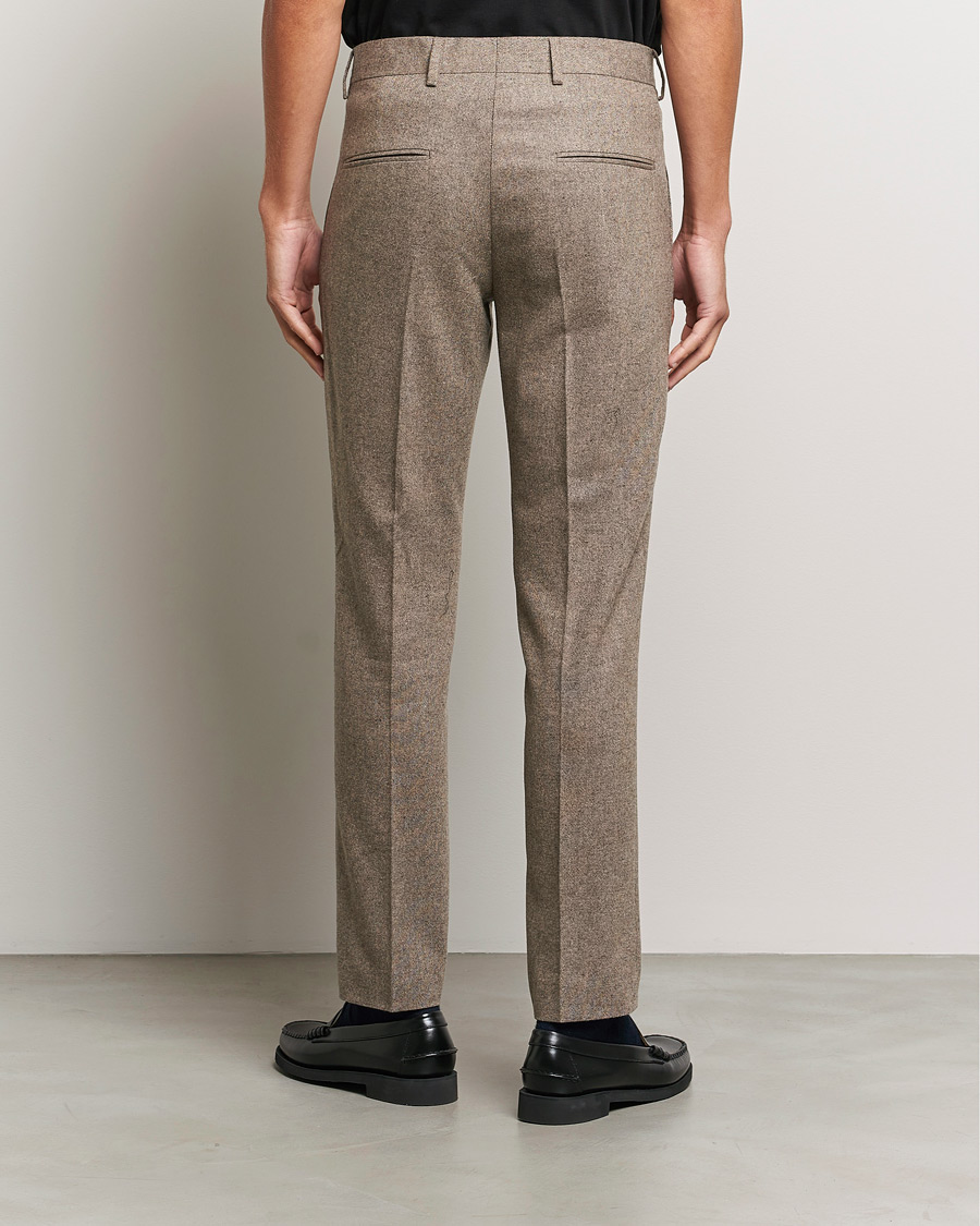 Herre | Bukser | Tiger of Sweden | Tenutas Brushed Wool Trousers Burlywood