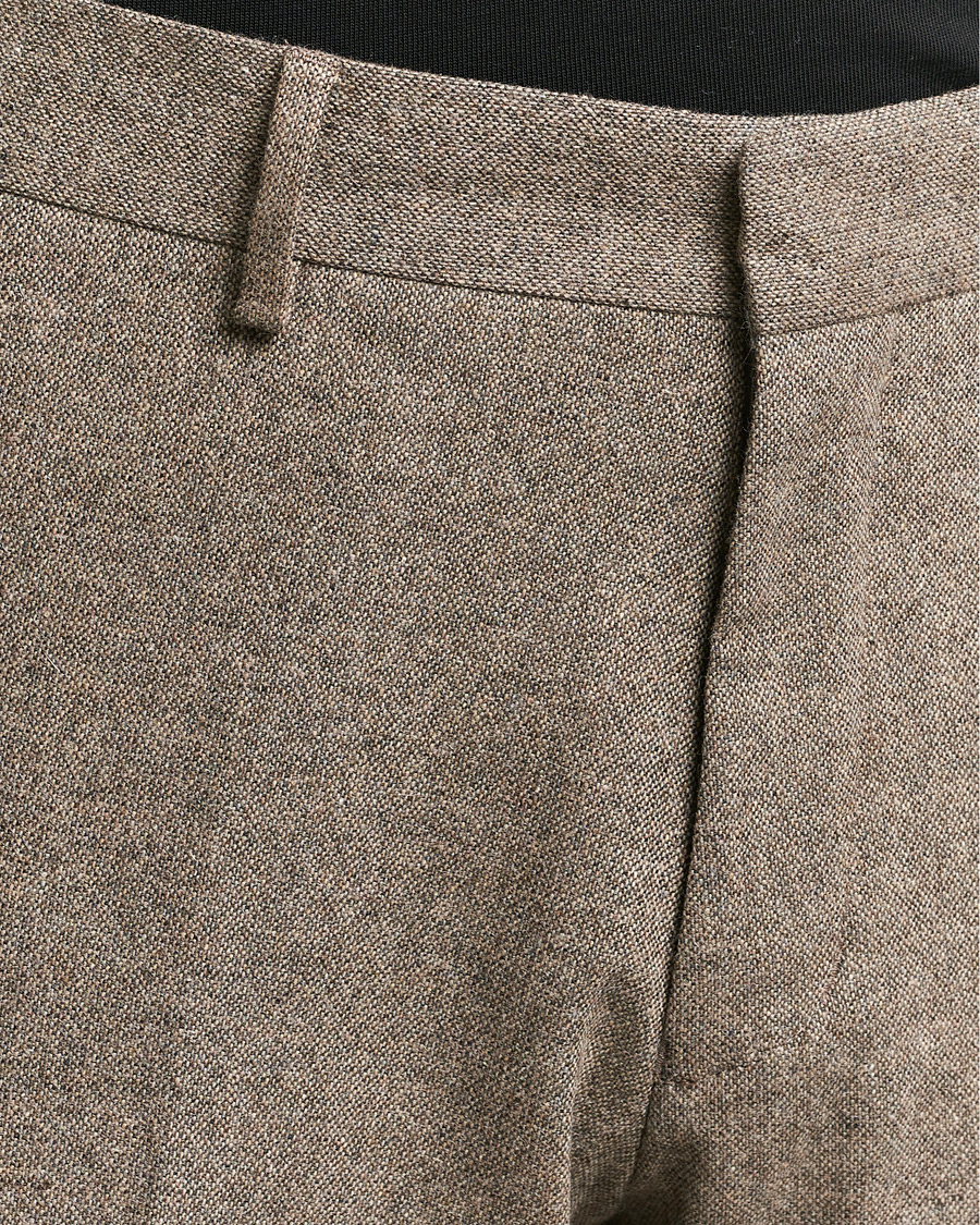 Herre | Bukser | Tiger of Sweden | Tenutas Brushed Wool Trousers Burlywood