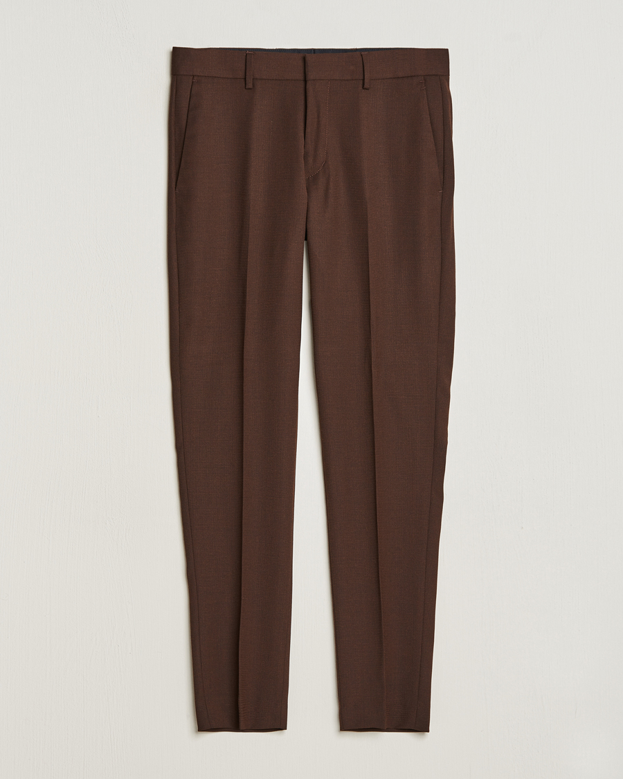 Herre | Bukser | Tiger of Sweden | Tenutas Travel Structure Trousers Golden Brown