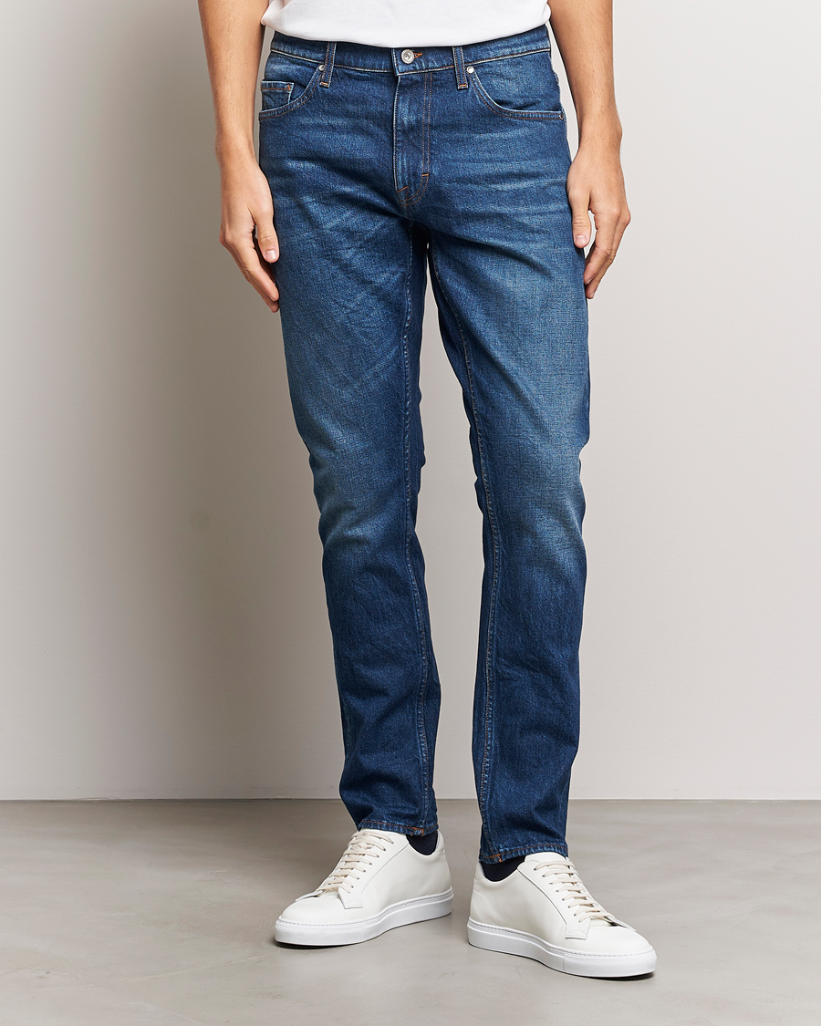 Herre | Jeans | Tiger of Sweden | Pistolero Stretch Cotton Jeans Dust Blue