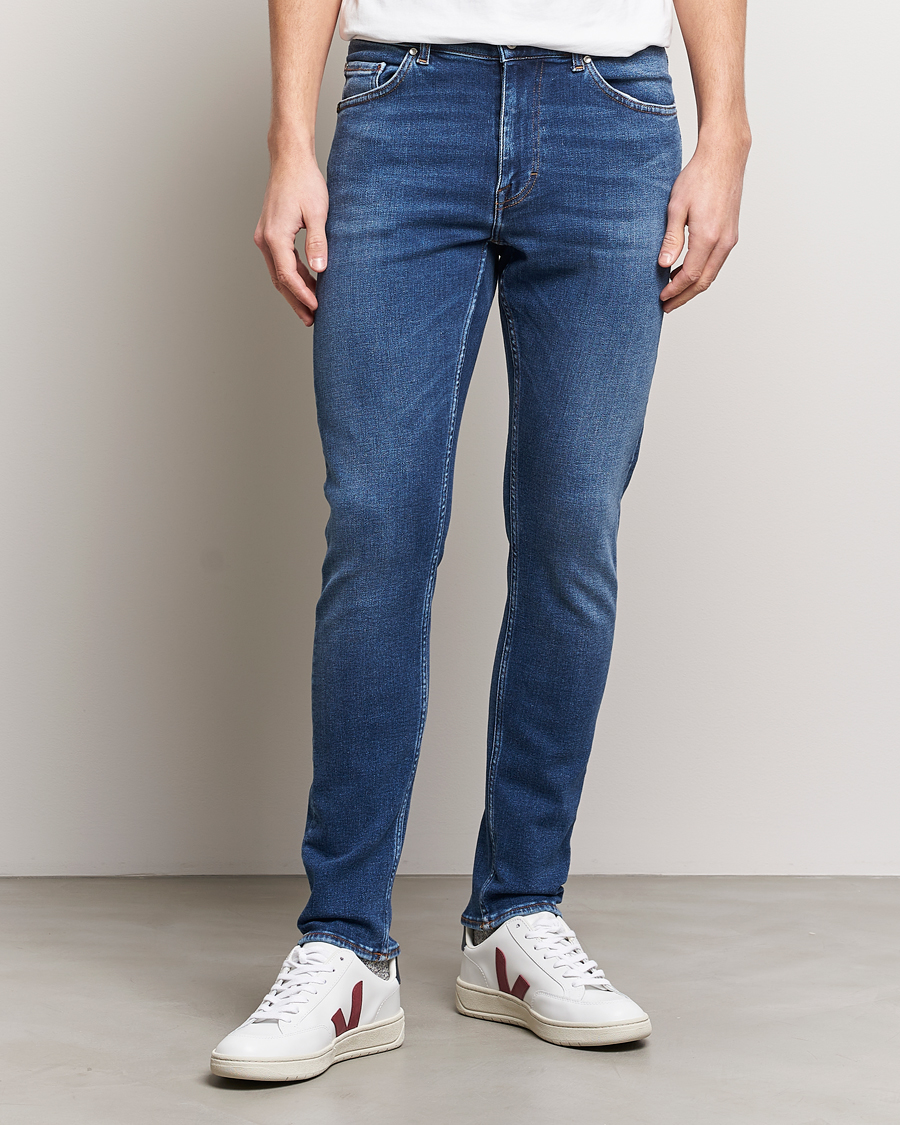 Herre |  | Tiger of Sweden | Evolve Stretch Cotton Jeans Medium Blue