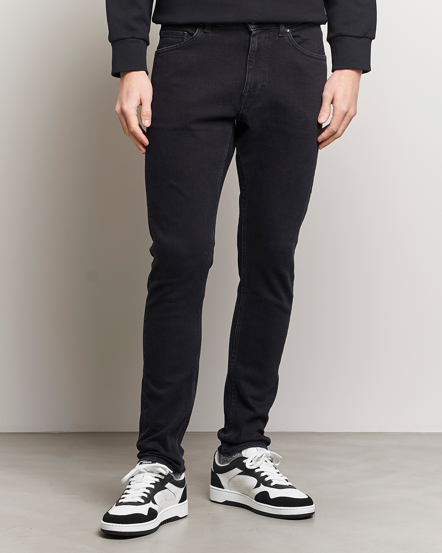 Herre | Tiger of Sweden | Tiger of Sweden | Evolve Stretch Cotton Jeans Black