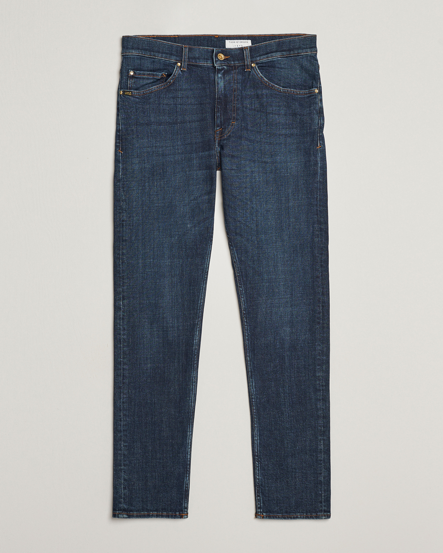 Herre | Jeans | Tiger of Sweden | Evolve Cotton Jeans Medium Blue