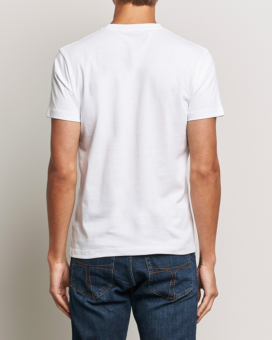 Herre | T-Shirts | Tiger of Sweden | Dillan Crew Neck Logo T-Shirt Pure White