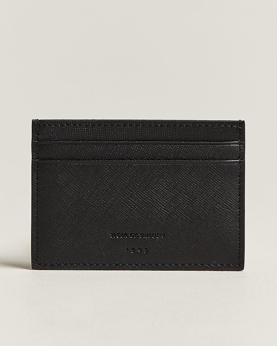 Herre | Tiger of Sweden Wharf Card Holder Black | Tiger of Sweden | Wharf Card Holder Black