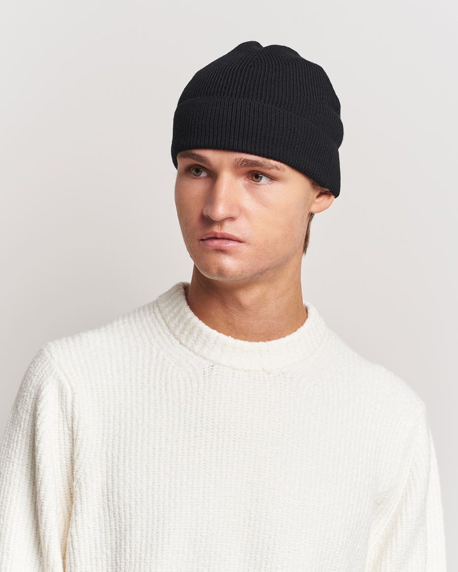 Herre | Tiger of Sweden Hedqvist Wool Beanie Black | Tiger of Sweden | Hedqvist Wool Beanie Black