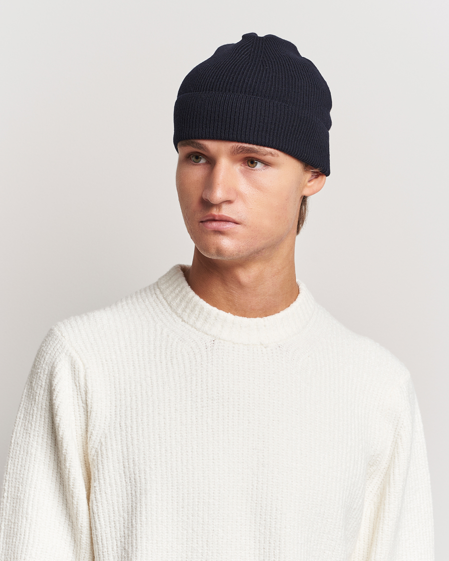 Herre | Tiger of Sweden Hedqvist Wool Beanie Light Ink | Tiger of Sweden | Hedqvist Wool Beanie Light Ink
