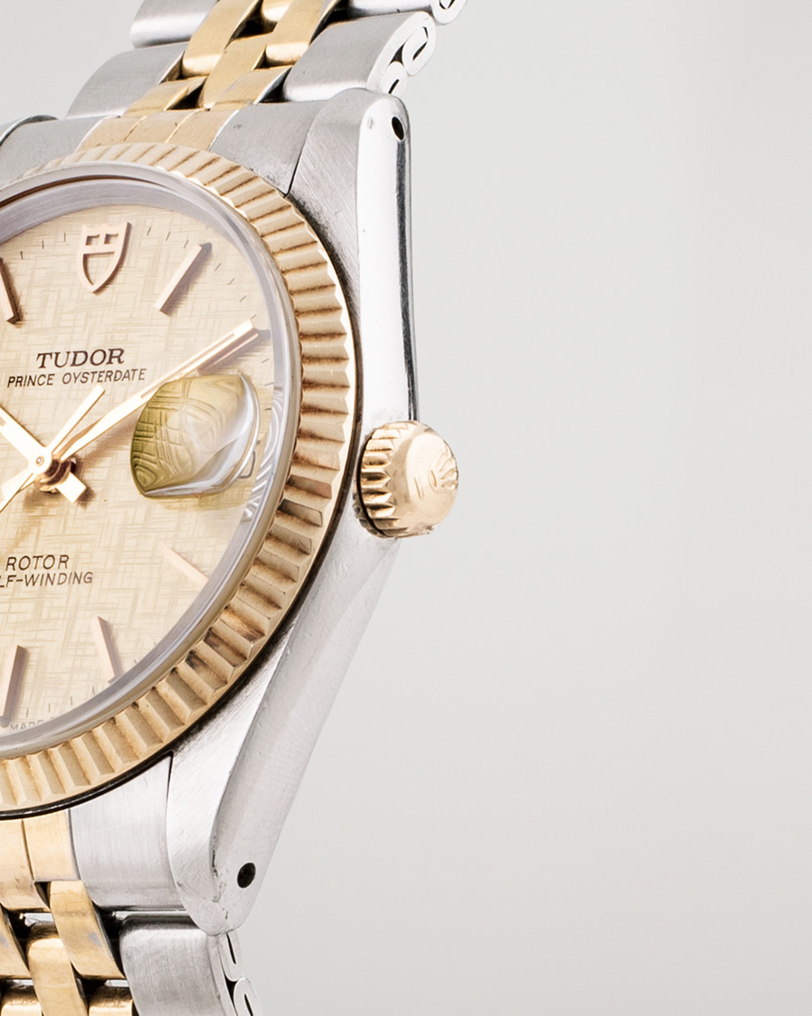 Herre | Pre-Owned & Vintage Watches | Tudor Pre-Owned | Prince Oysterdate 74033 Gold Steel Gold