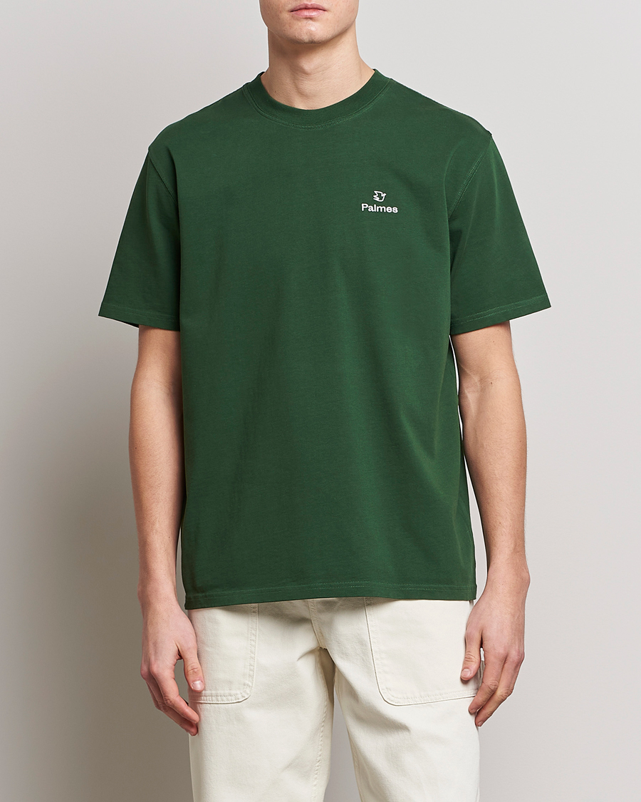 Herre | Kortærmede t-shirts | Palmes | Allan T-Shirt Dark Green