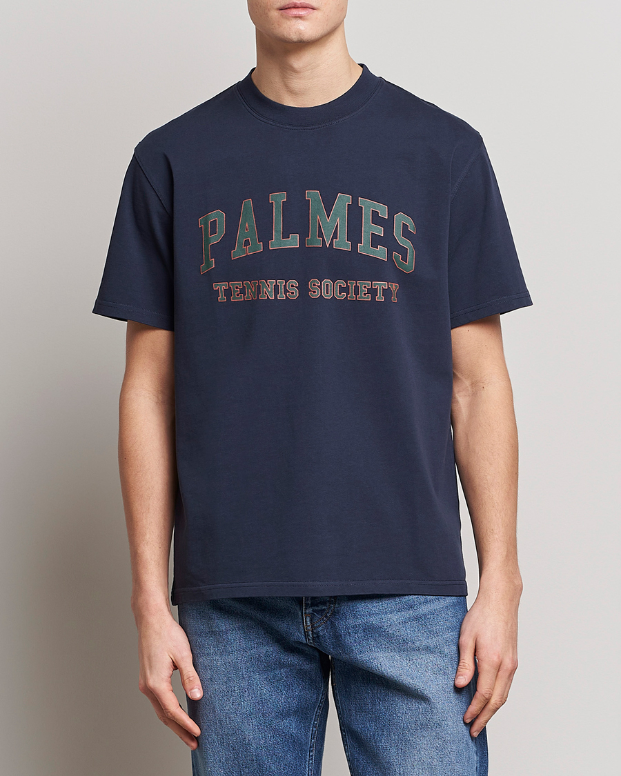 Herre |  | Palmes | Ivan T-Shirt Navy