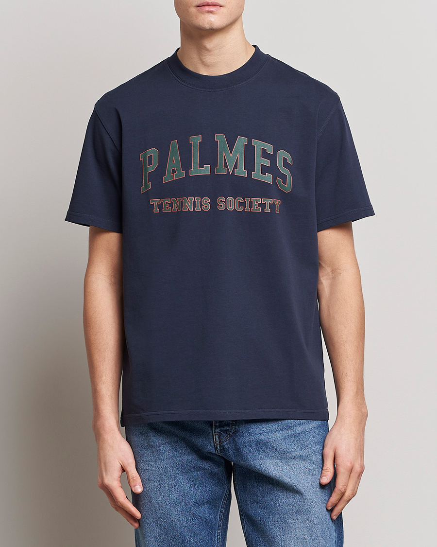 Herre | T-Shirts | Palmes | Ivan T-Shirt Navy