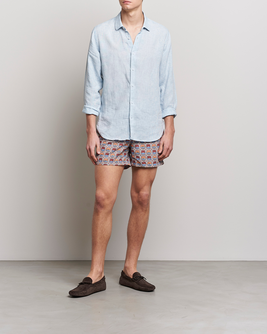 Herre | Badebukser | Ripa Ripa | Printed Swimshorts Red/Blue